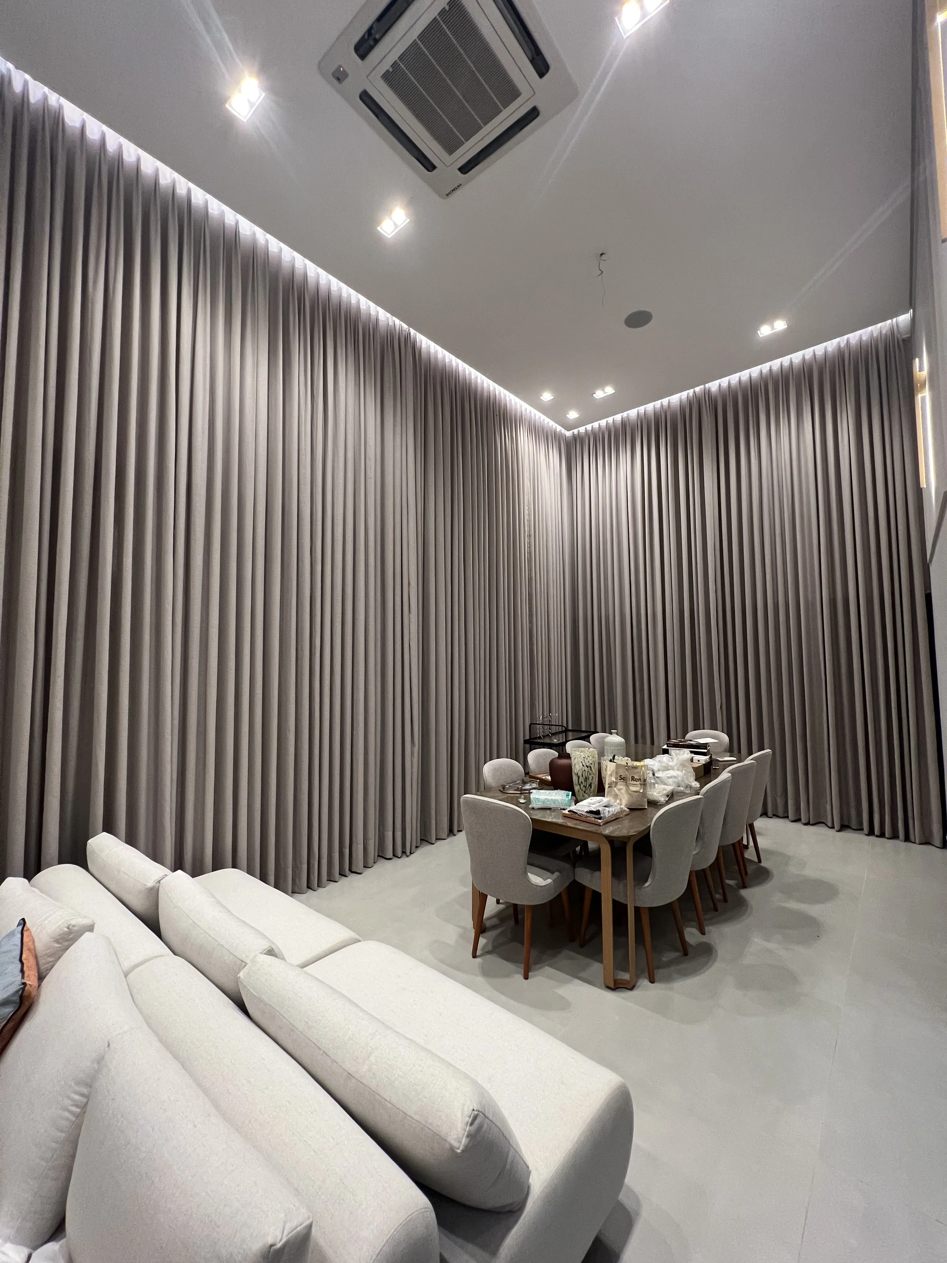 Cortina tecido com Blackout 7